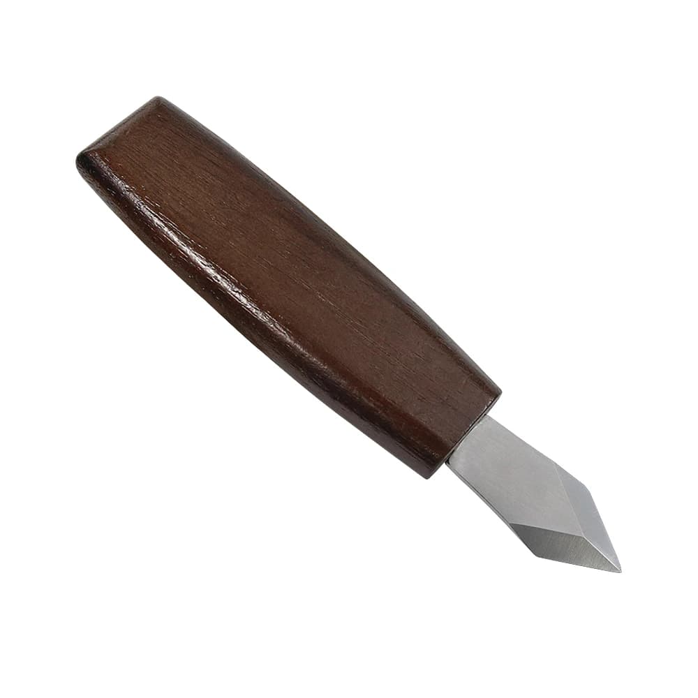 Marking Knife Double Bevel Striking Knife With CR-V Sharp Blade Wooden Handle For Woodworking Carving And Marking - 5