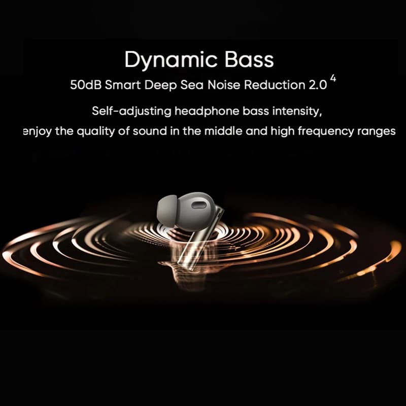 الإصدار العالمي ريالمي بادز اير 6 برو سماعة بلوتوث 5.3 هاي ريز إل داك بطارية 20 ساعة تخفيض ضوضاء 50 ديسيبل سماعة رأس لاسلكية 2.0 - 4