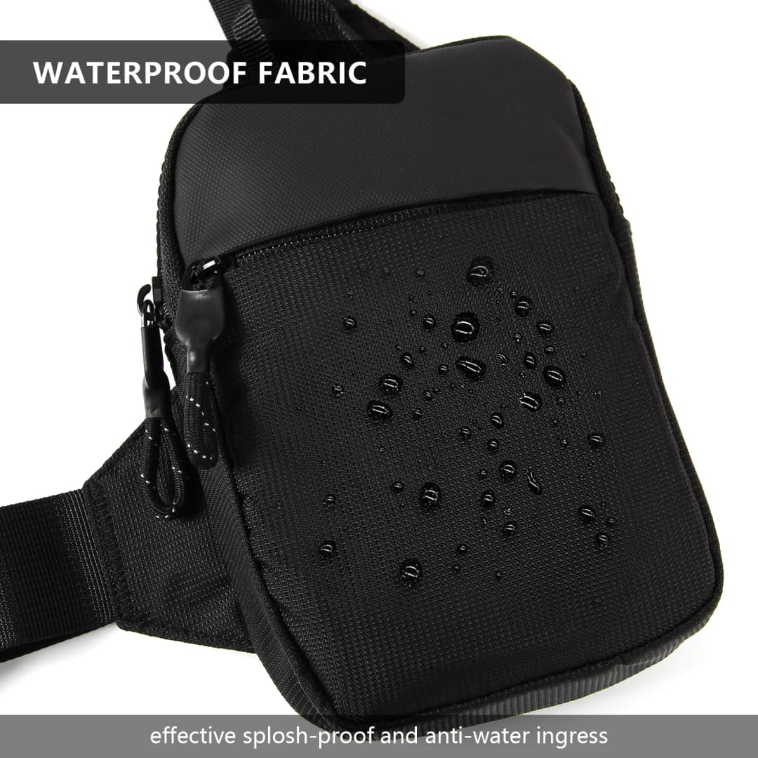 2024 New Sports Chest Bag Men's Small Size Backpack Women Mobile Phone Messenger Bag Mobile Phone Waist Bag Mini Fashion Satchel - 2
