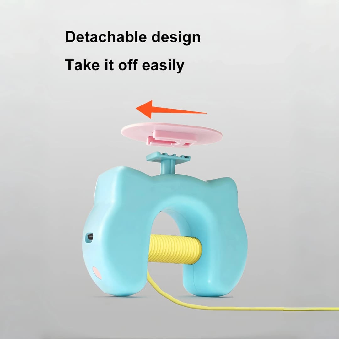 Pet Stress Relief Toys for Cats, Rechargeable Interactive Hanging Door Cat Toy, Automatic Electric Flying Bird Cat Toy for Hunt - 3