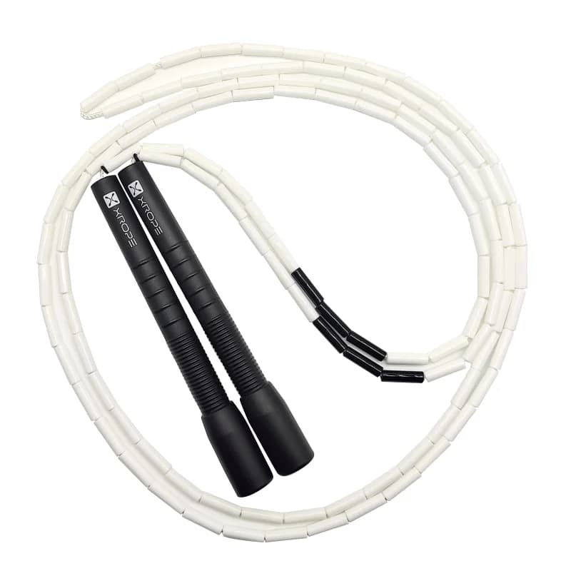 NEVERTOOLATE X ROPE 7mm  hard beads jump skipping rope beaded skip rope Professional competition usage  2.9 meter long handle - 2
