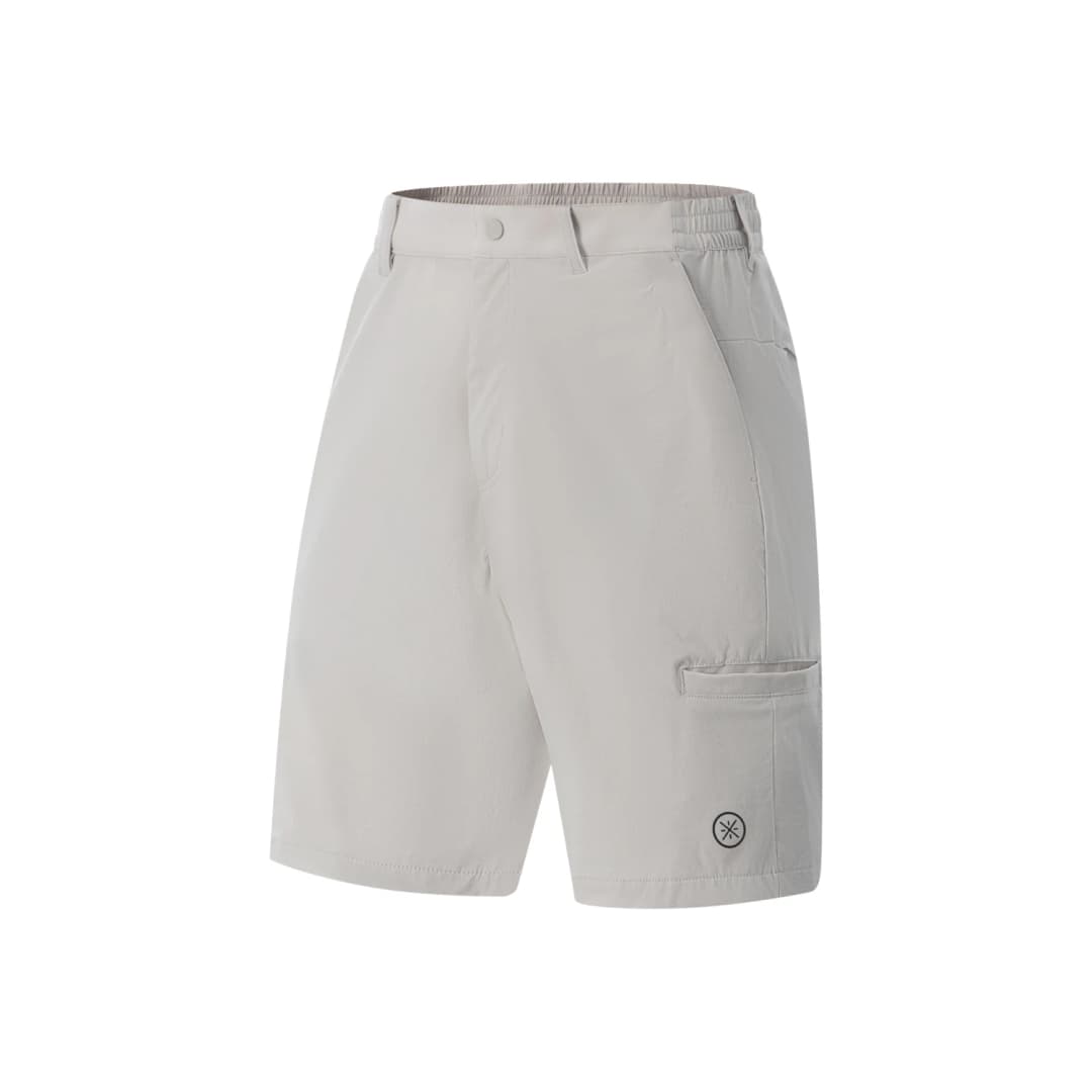 Li-Ning Men's Wade Shorts AT DRY FREEZE 86%Polyamide 14%Elastane AT._UV-50+ Breathable LiNing Casual Athletic Pants AKSV561 - 4