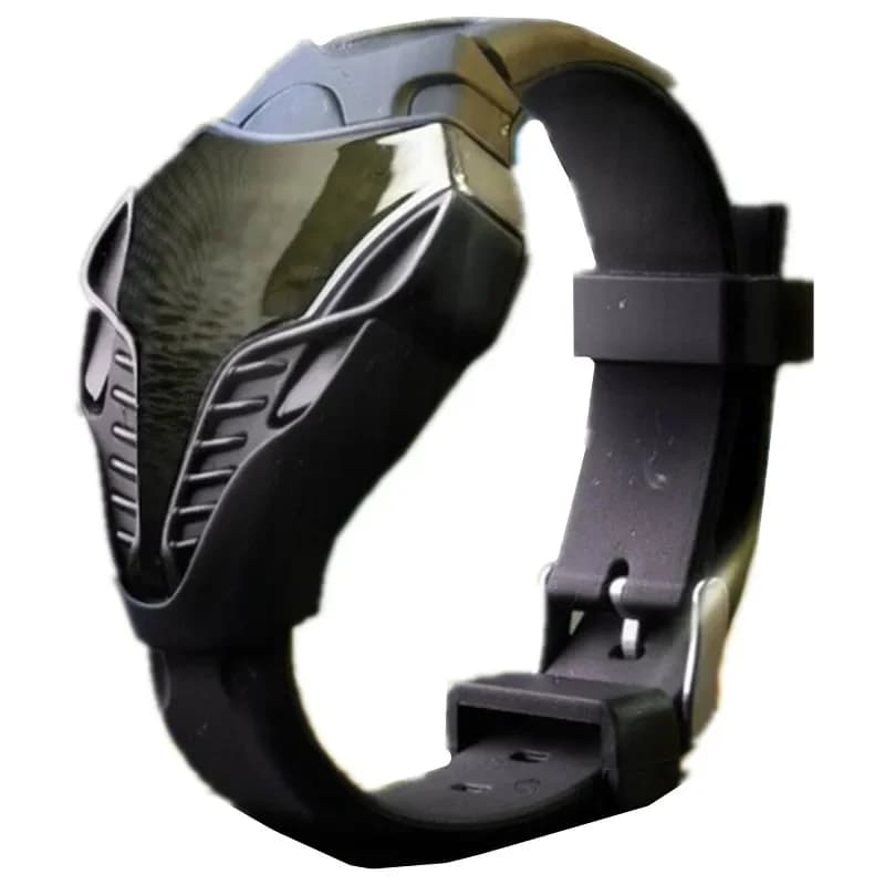 ساعات رقمية LED للرجال، حزام سيليكون، شاشة LED، ساعة يد إلكترونية إبداعية، ساعة رياضية - 6