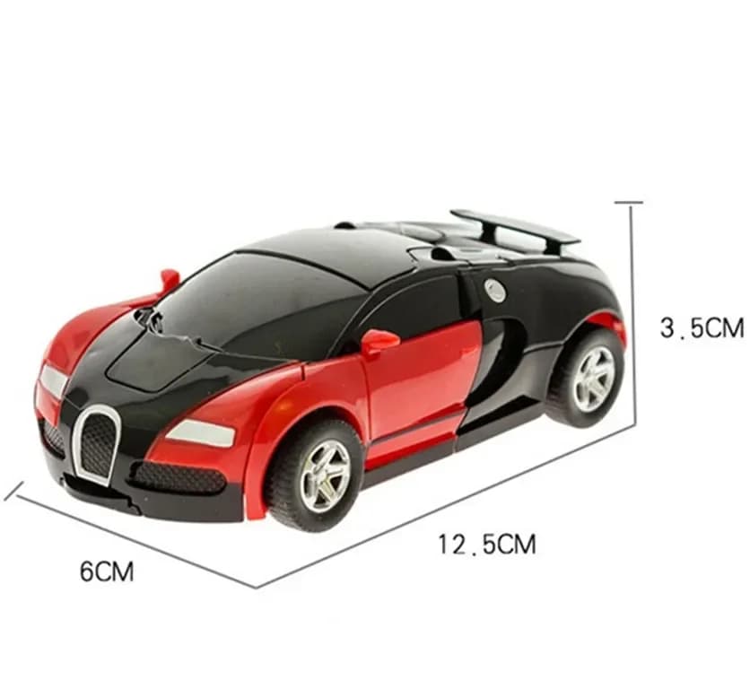 Mini 2 In 1 Car Toys One-key Deformation Car Toys Automatic Transformation Robot Model Car Diecasts Toy Boys Gifts Children Toy - 5