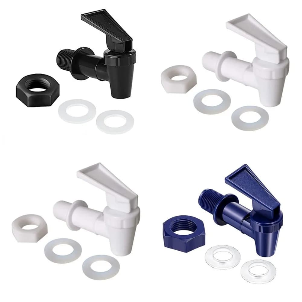 صنبور بلاستيك لزجاجة النبيذ الزجاجية مع فلتر، برميل خزان مياه، صمام موزع مياه، حنفية تبديل