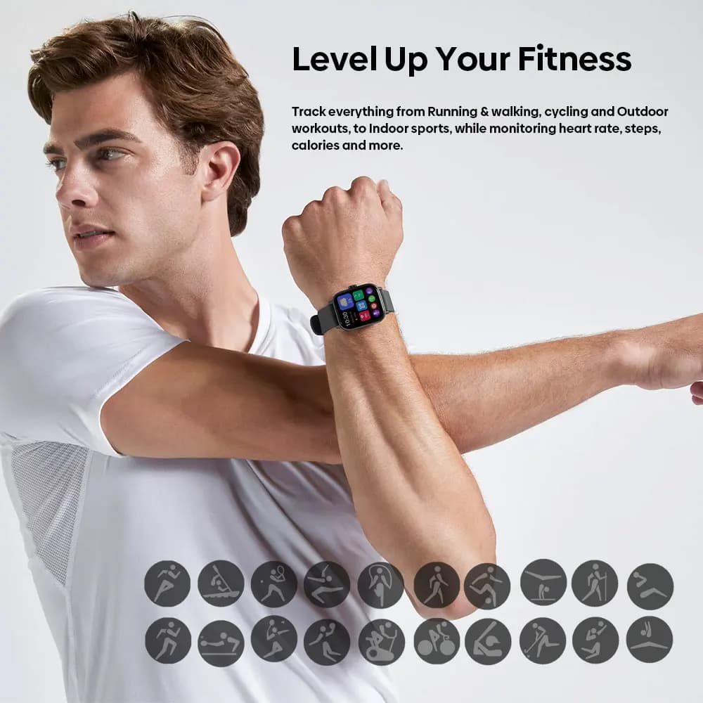 New Zeblaze Btalk Pro Voice Calling Smart Watch 1.91''HD Display Screen Advanced Health Tracking Multiple Sports Mode Smartwatch - 5