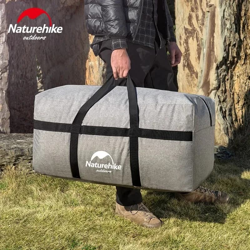 حقائب تخزين قابلة للطي بسعة كبيرة من Naturehike 45 لتر 100 لتر حقيبة حمل إكسسوارات التخييم حقيبة سفر للأنشطة الخارجية العائلية - 3