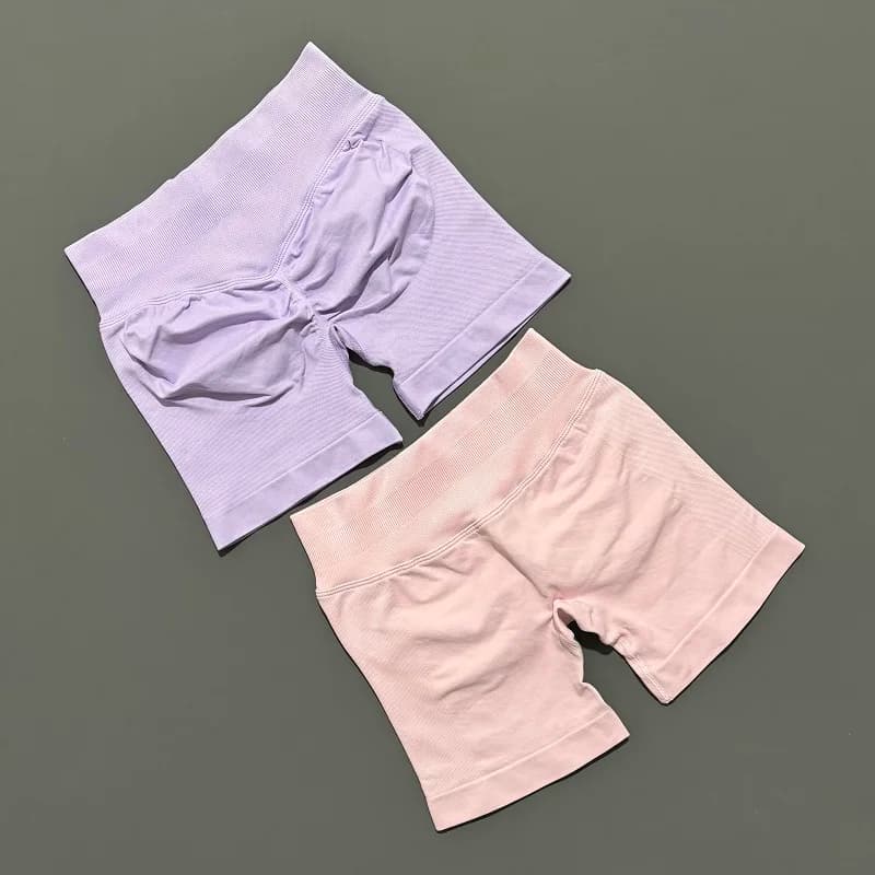 Women Fitness Workout Shorts Yoga High Waist Lift Butt Fitness Shorts Gym Running Sportswear Women Push Up Gym Leggings - 6
