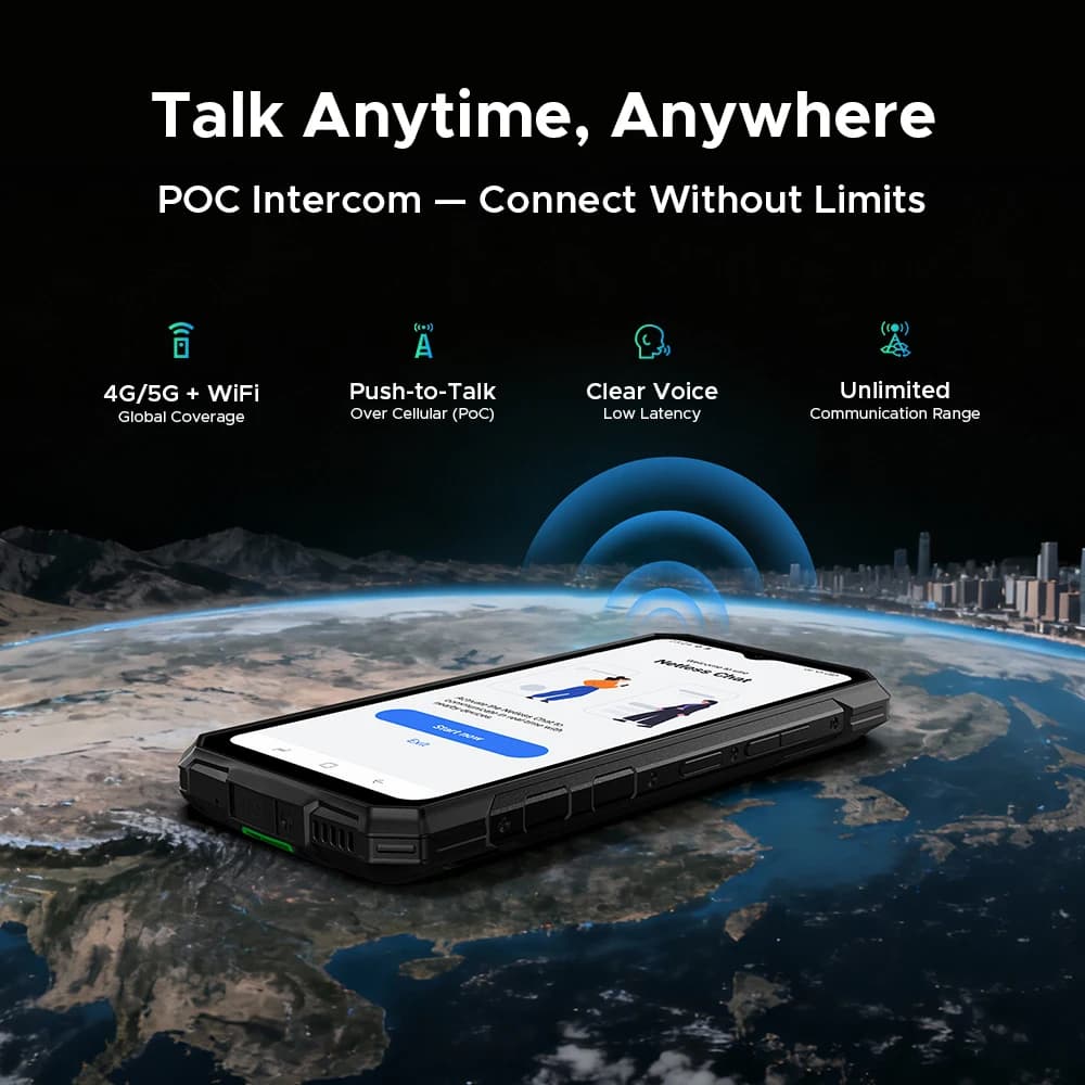 DOOGEE Fire 7 Pro 5G Rugged Phone Dual Camping Light 13000mAh Battery 64MP AI Main Camera Dimensity 6300 Android15 Smartphone - 4
