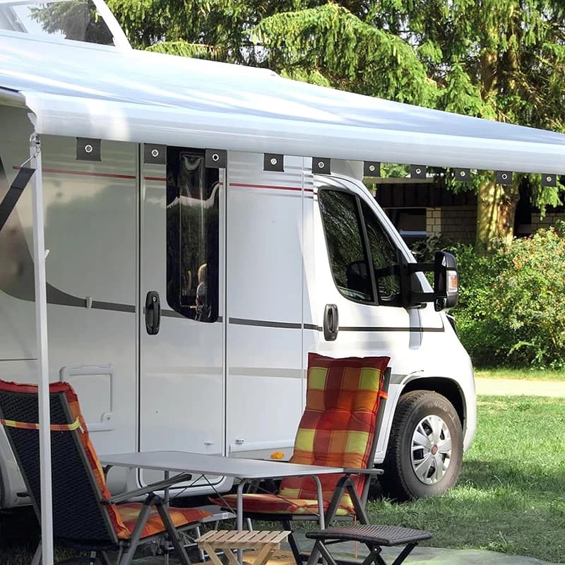 أداة تركيب مظلة سيارة مع حلقات تثبيت، شريط أنابيب المظلة، خطاف تخييم، حامل تثبيت قضبان المظلة للسيارات - 2