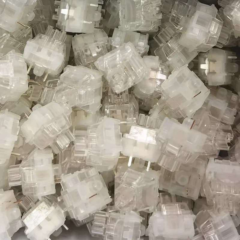 TTC Frozen Switch V2 Mechanical Keyboard Silent Switches 3 Pins  Linear 39gf RGB Transparent Custom Gaming Keyboard for Gamer - 4