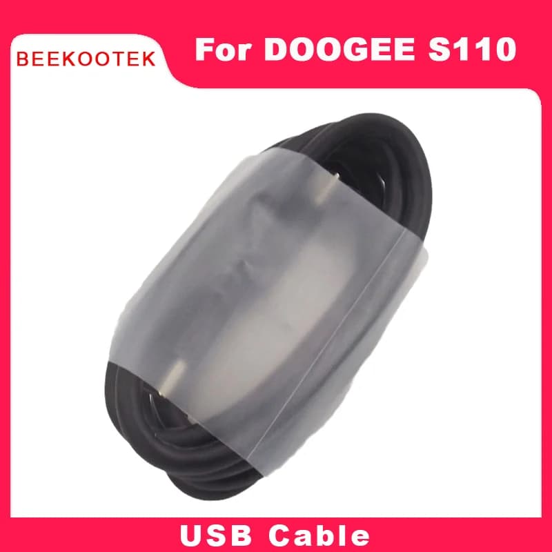 شاحن DOOGEE S110 الأصلي الجديد مع محول شحن سريع رسمي وكابل TYPE-C USB لخط البيانات لهاتف DOOGEE S110 الذكي - 3