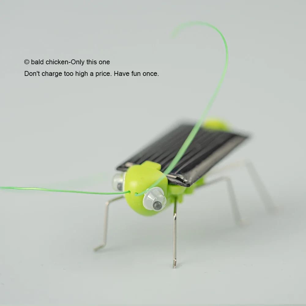 Solar Simulation Insect Grasshopper Toy Puzzle Children Selected Gift Gift Boys And Girls Science Education Funny Moving Toy Kid - 4
