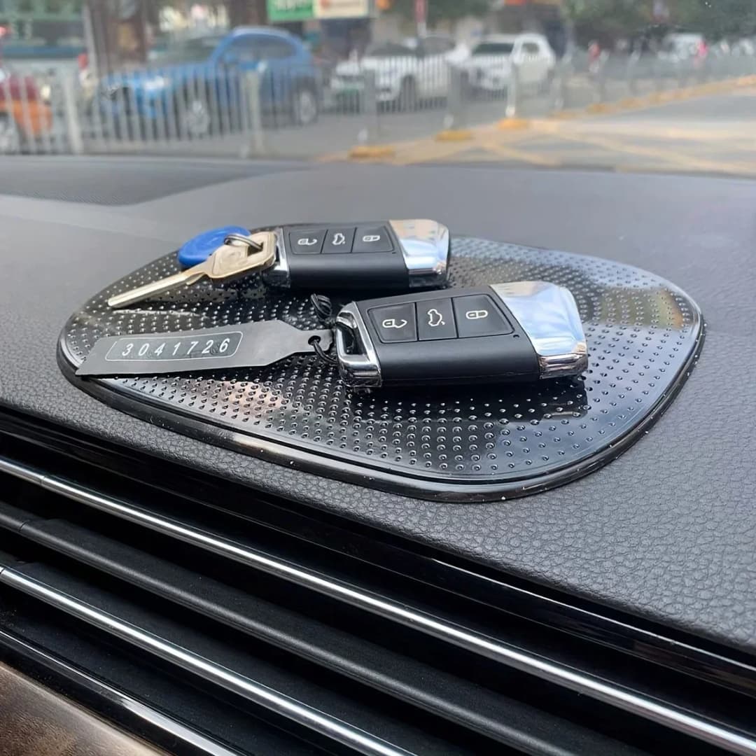 Car Non-Slip Mat Magic Anti-Slip Slide-Proof Pad Dashboard Sticky Dash Adhesive Cell Phone Mobile Holder Black Silicone Mat 2025 - 2