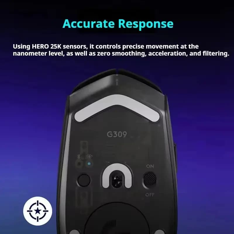 فأرة Logitech G309 Traveler Kamisato Ayaka اللاسلكية، ثنائية الوضع، بلوتوث وLightspeed، للألعاب الإلكترونية، متوافقة مع G102/G203/G304/M220/M170 - 3