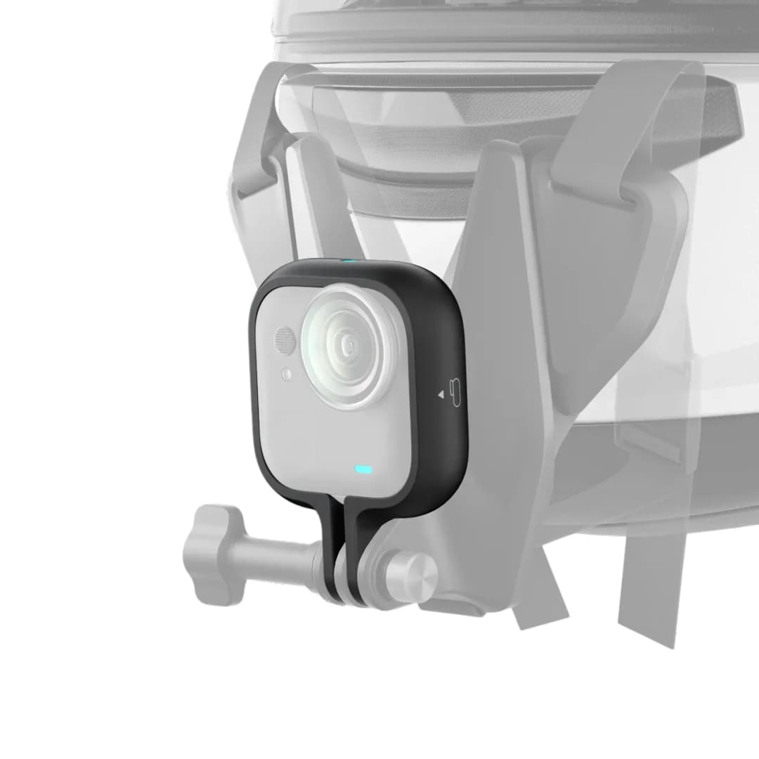 إطار تركيب رياضي فائق من Insta360 GO - إكسسوار رسمي، حامل ثنائي الشوكات، إغلاق آمن كامل، تصوير عمودي وأفقي - 4