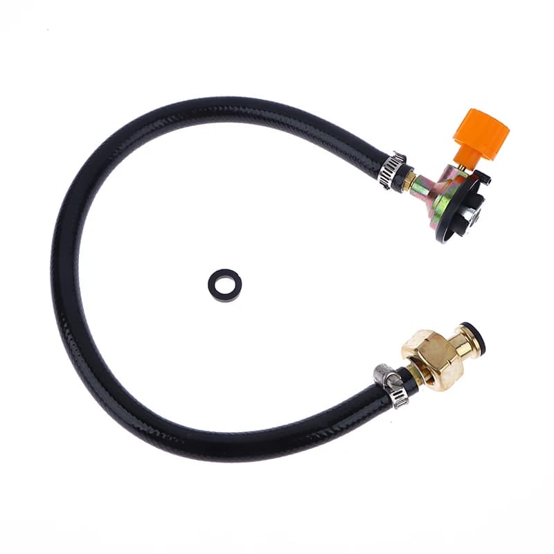  Gas Refill Pipe Tube Cylinder Gas Refill Adapter Leakproof Rubber Convertor Filling Tank Coupler Accessories Valve Braided Hose - 3