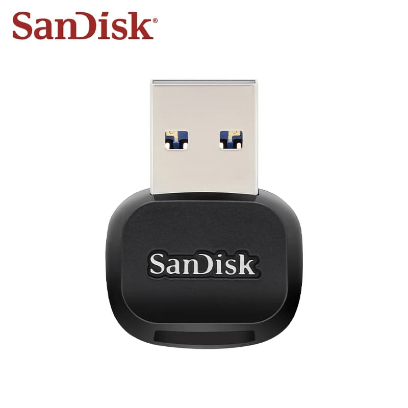 قارئ بطاقات SanDisk USB 3.2 Micro SD، قارئ بطاقات ذاكرة فلاش TF صغير بسرعة تصل إلى 250 ميجابت/ثانية - 3