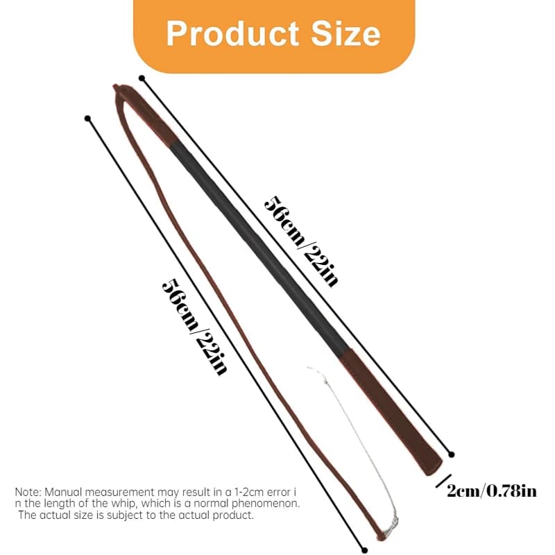 "Powerful and durable" dog whip anti-slip handle pet behavior correction training whip - 4