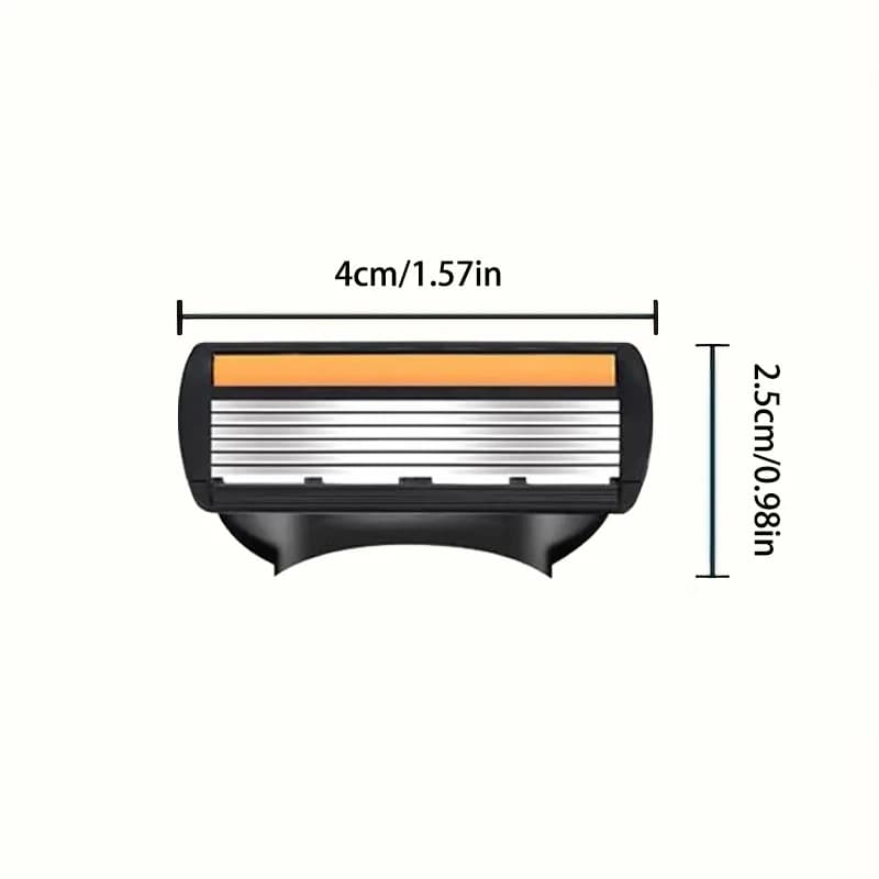 Razor Classic 6 Edge Safety Razor for Mens Shaving&Womens Hair Removal 27 Shaving Blades Manual Shaver safety razor - 3