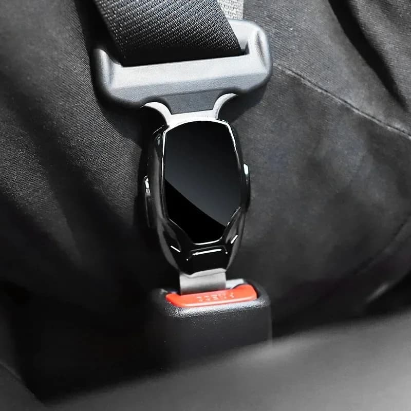 Car Seat Belt Extender Alloy Seatbelt Lock Buckle Plug Auto Seat Belt Fastener Converter One-click release Interior Accessories - 2