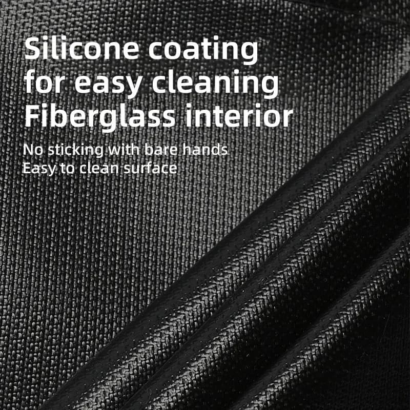 حصيرة مقاومة للحريق من السيليكون لمعدات الشواء والتخييم في الهواء الطلق - 6