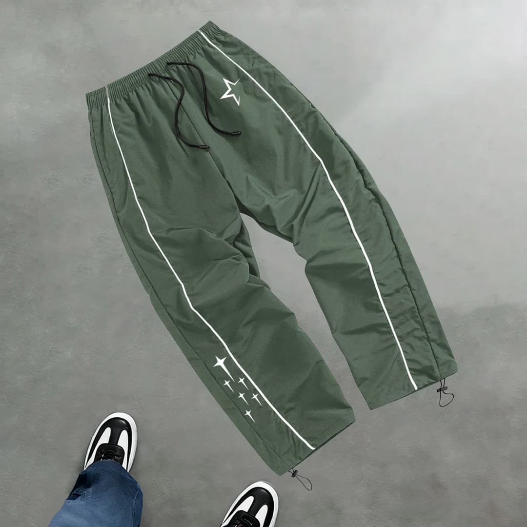 Men's Star Print Casual Sports Trouser Spring And Summer Fitness Training Trousers Suitable For Everyday Commute Trendy Outfits - 3