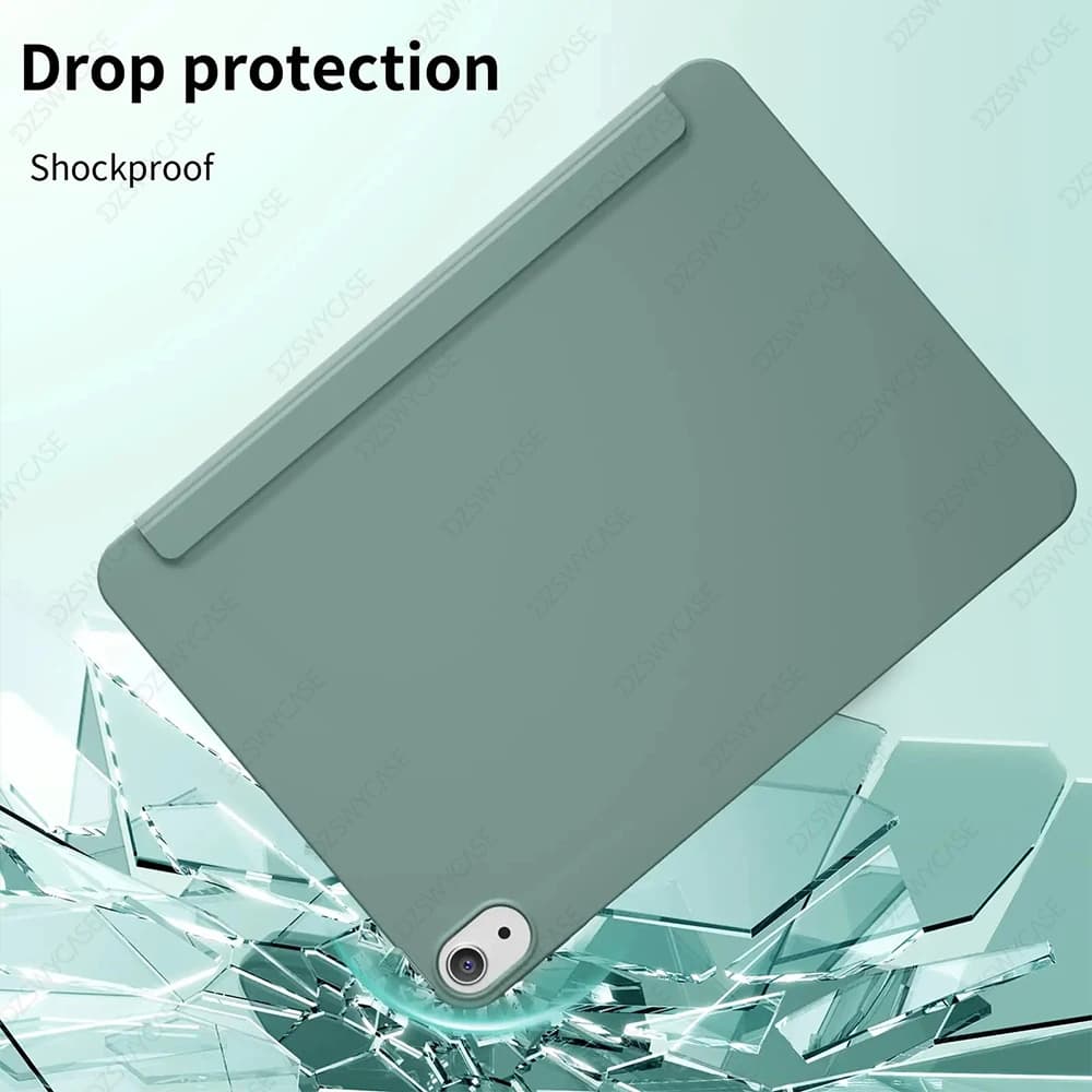 Silicone Case For iPad 10th 10.9 A16 11, Air 10.9 11 M2 M3 M4, 10.2 7/8/9th 9.7 5/6th, Pro 11 M4 M5 Protective Cover - 3