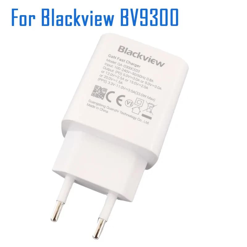 شاحن أصلي جديد من بلاك فيو BV9300 محول شحن سريع رسمي كابل USB خط بيانات لهاتف بلاك فيو BV9300 برو - 2