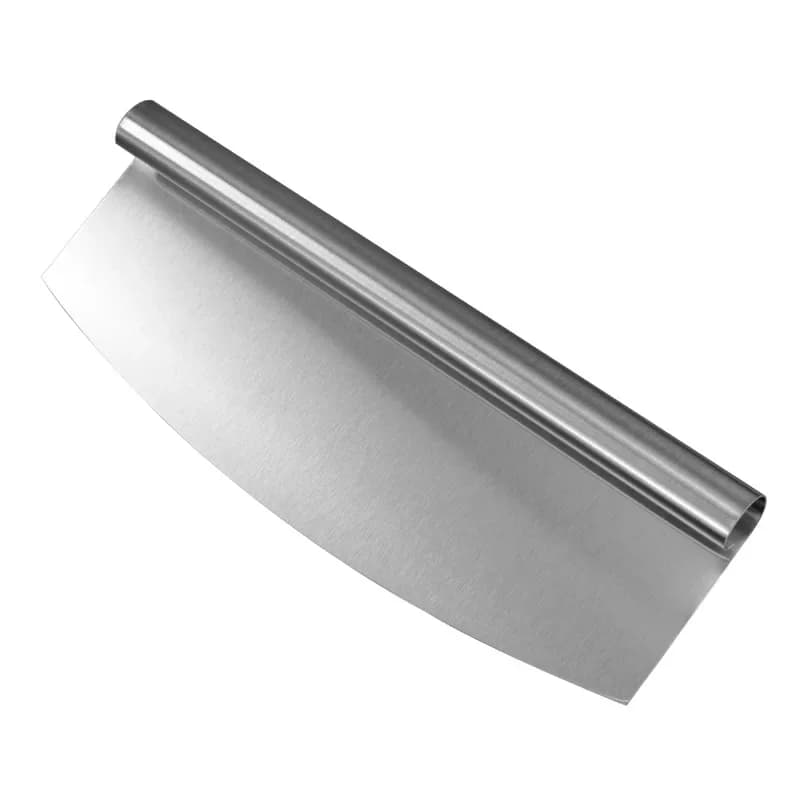 30 سنتيمتر الفولاذ المقاوم للصدأ آلة قطع البيتزا التجارية البيتزا نصف القمر شاكر الفرن نصف دائرة شاكر متعددة الأغراض الحز آلة قطع البيتزا - 6