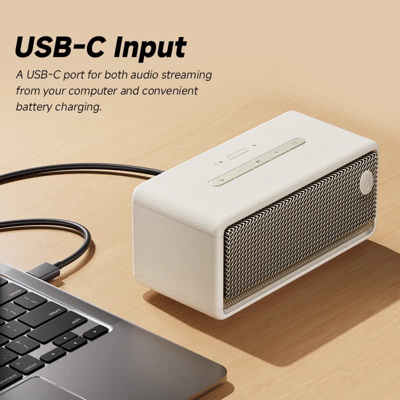 سماعة بلوتوث محمولة إديفيير ES60، سماعة صغيرة لاسلكية بقوة 36 واط RMS، مقاومة للماء IP66، بطارية طويلة الأمد للاستخدام الخارجي - 6