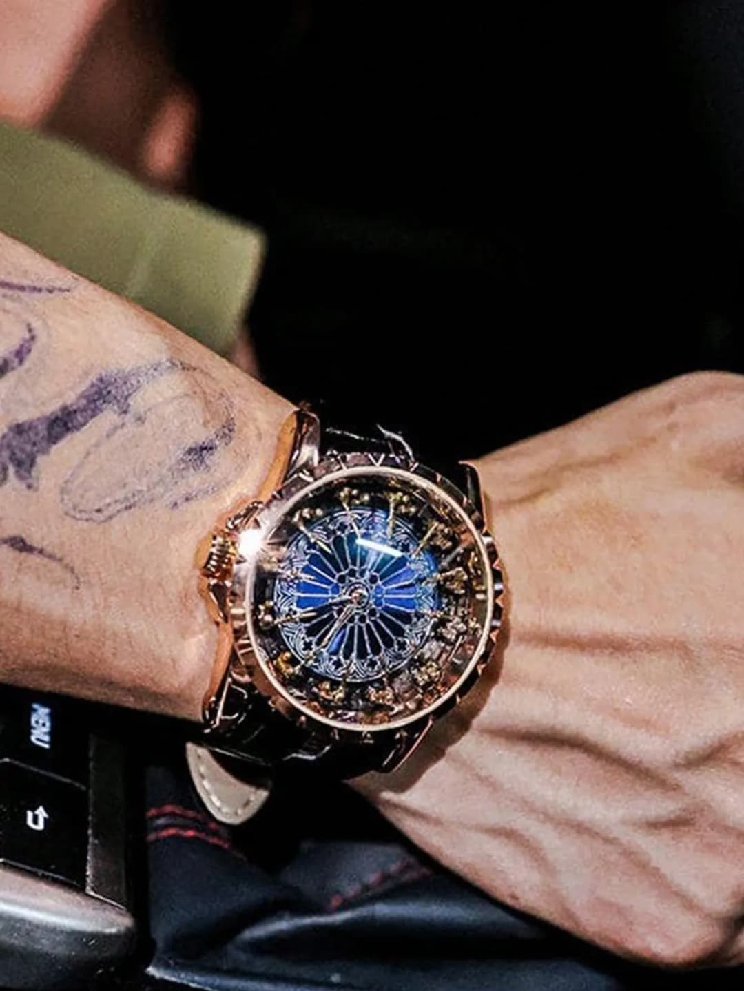 New Fashion Men's Quartz Watch Sports Trendy Men Watch Luxury Personalized Man Watch Large dial Watch Men wrist watches - 2
