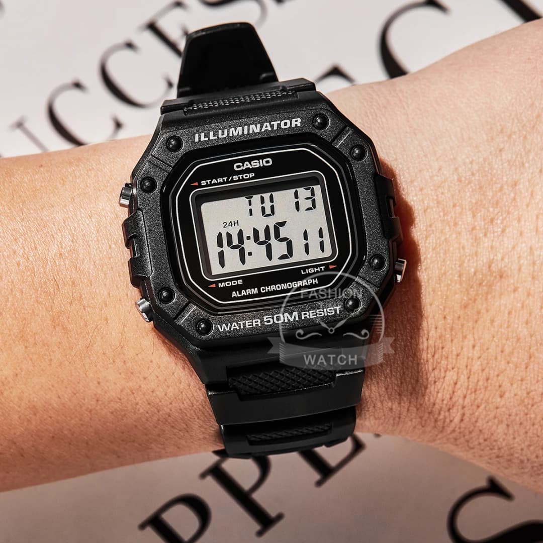 Casio watch for men top luxury set military LED relogio digital watch 50m Waterproof sport watchs W-218H-1A/2A/3A - 3
