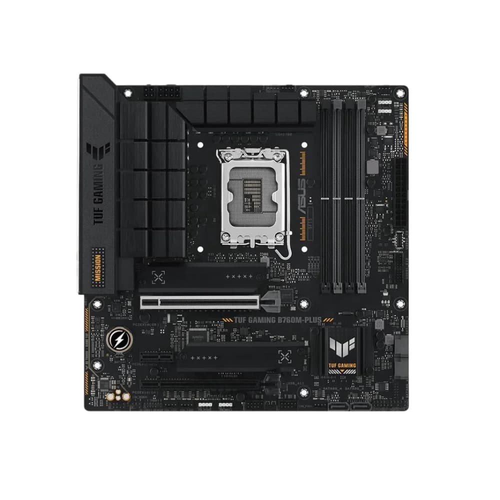 ASUS TUF GAMING B760M-PLUS Motherboard Intel B760 LGA 1700 Support 12th 13th 14th Gen Core DDR5 Micro ATX Gaming Mainboard
