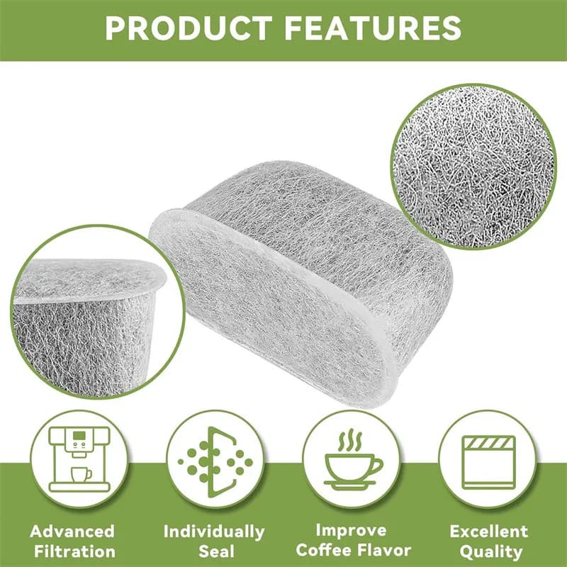 6pcs Charcoal Water Filters For NINJA Luxe Cafe ES601 ES655 ES701 Coffee Machines Charcoal Water FilterS Coffee Accessories - 4