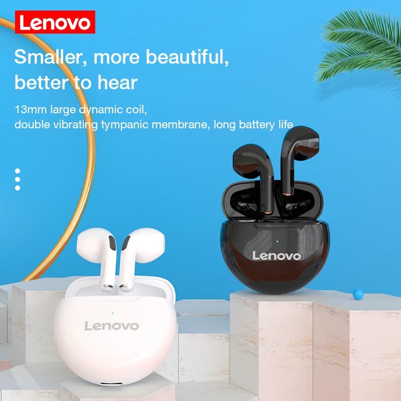 Lenovo HT38 TWS Earphone Wireless Fone Bluetooth Headphones AI Control Mini Headset Dual Mic Noise Reduction HiFi Stereo Earbuds - 2