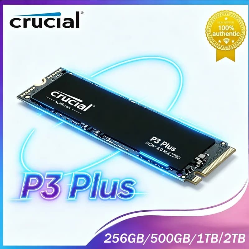 Crucial P3 Plus P310 T500 M.2 2280 PCIe Gen4 NVMe SSD 1TB 2TB,Internal Solid State Drive,OEM Package for Desktop Laptop PC
