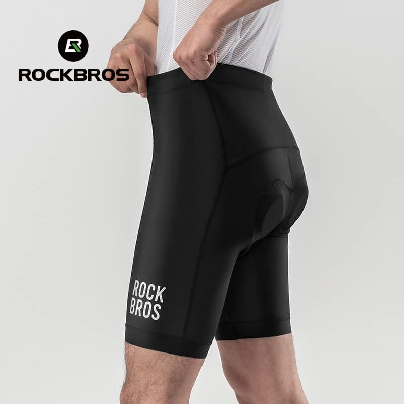ROCKBROS Men's Cycling Shorts 3D Gel Pad Cycling Underwear Anti-Slip Breathable Bike Bicycle Liner Shorts Men MTB Road Riding - 2