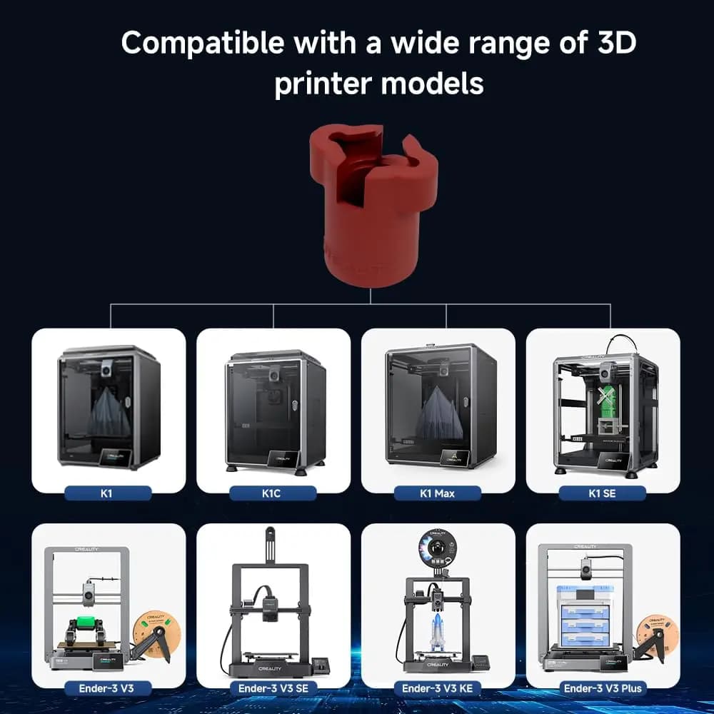 Creality official K1C/K1/K2 Silicone Sock,Silicone Cover for MK8/MK9/CR10/Ender 3/Ender 5/Ender7 3D Printer Parts Silicone Sock - 4