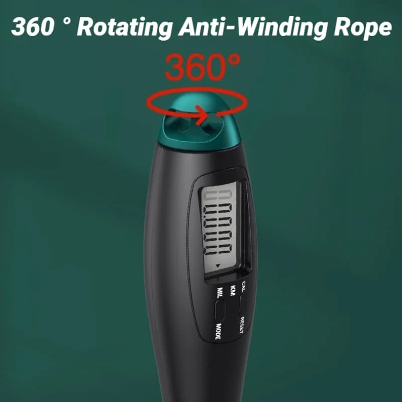 حبل قفز قابل للتعديل من الصلب، لممارسة اللياقة البدنية والتدريب المنزلي للكبار والطلاب - 4