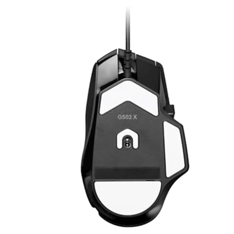 فأرة الألعاب السلكية Logitech G502 X بتقنية LIGHTFORCE الهجينة، مفاتيح بصرية-ميكانيكية، مستشعر Hero 25K، متوافقة مع PC وmacOS/Windows - 5