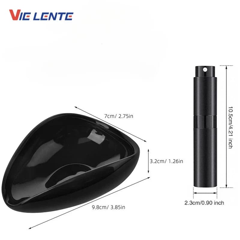 Coffee Beans Dosing Cup Trays and Spray Portable Humidifier Powder Anti Fly and Static Electricity Espresso Grinder Accessories - 6