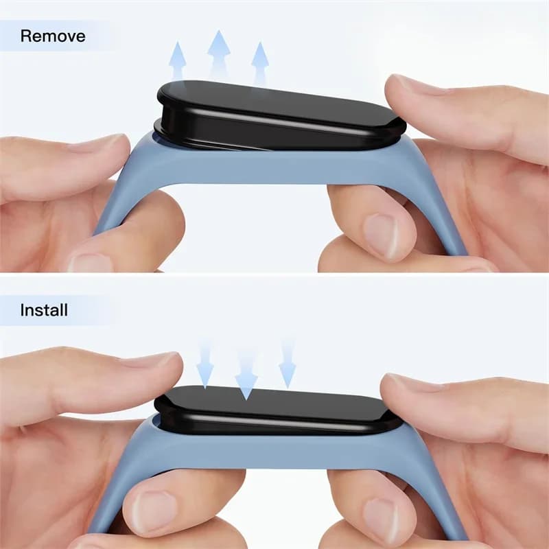 Silicone Watch Strap For Xiaomi Mi Band 7 6 5 4 3 Wristband Bracelet Wrist Straps correa Mi Band 6 7 5 4 Smart watch Accessories - 4