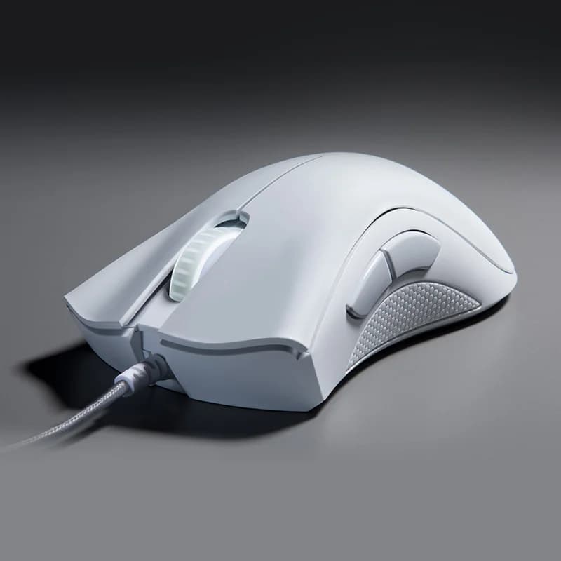 Razer DeathAdder Essential Black & White USB Wired Ergonomic Gaming Mouse for PC Esports - 3
