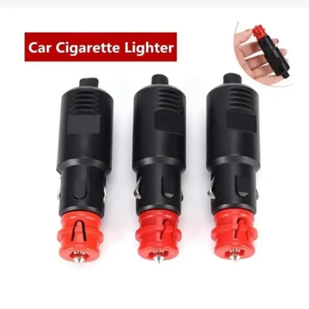 Car Lighter Adaptor Plug Socket Power 8A Fuse Connect 12V Universal 12V-24V For 0.83"lighter Car Cigarette Accessories - 2