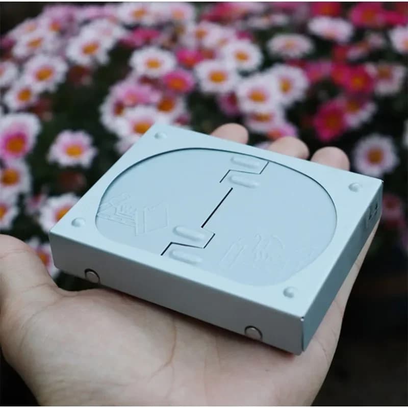 1 Mini Cooker Burner Portable Camping Equipment Windproof Folding Alcohol Card Stove Cookware Grill Picnic EDC Outdoor Mini Tool - 2