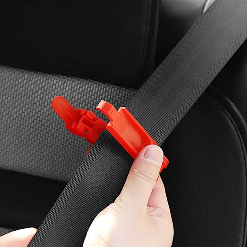 1/4pcs Car Safety Seat Belt Buckle Clip Seatbelt Stopper Adjuster Clip To Relax Shoulder Neck Car Strap Clips Car Accessories - 5