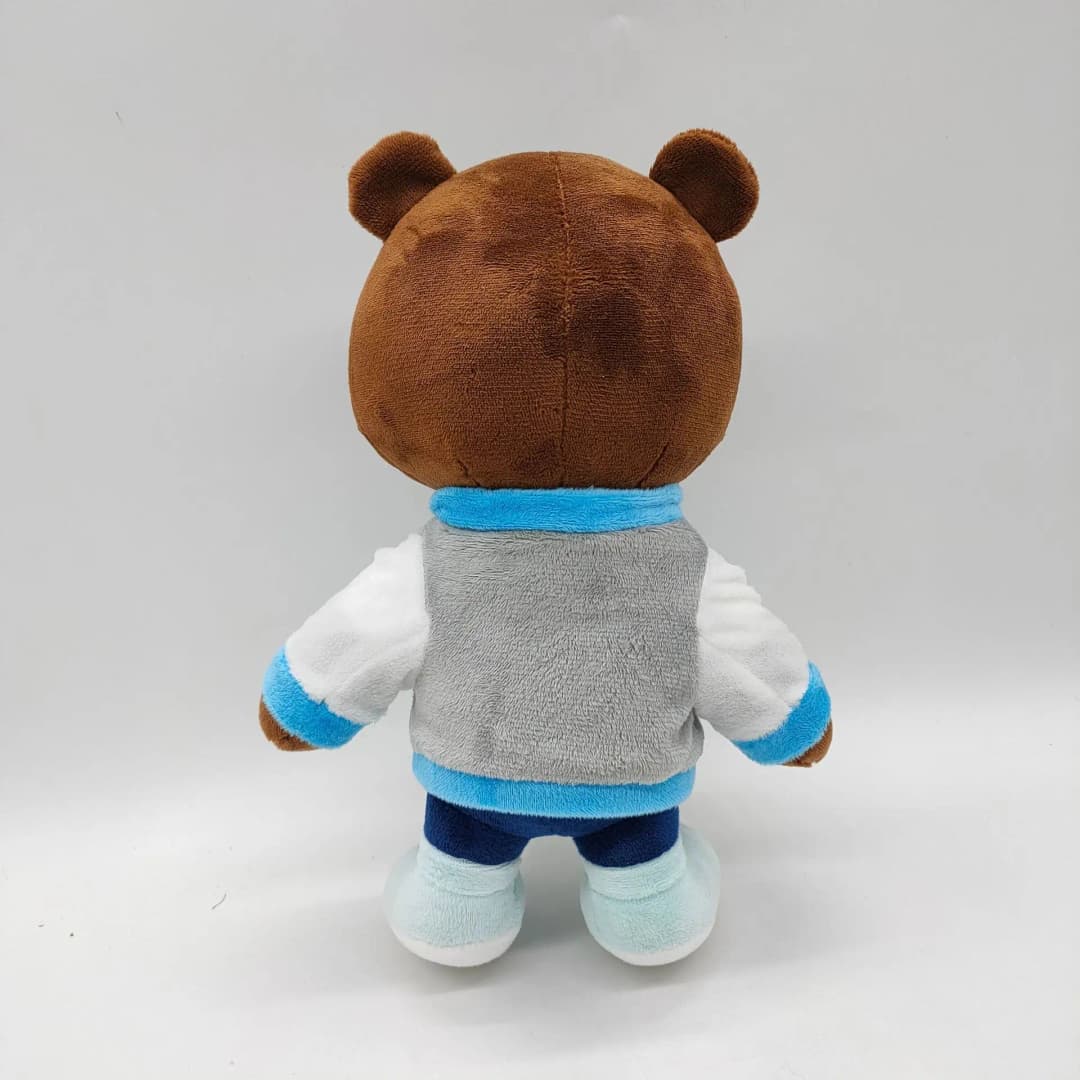 26cm Kawaii Kanye Dropout Bear Teddy Bear Plush Toys Kanye West Graduation Soft Stuffed Home Room Decor Birthday Gift - 3