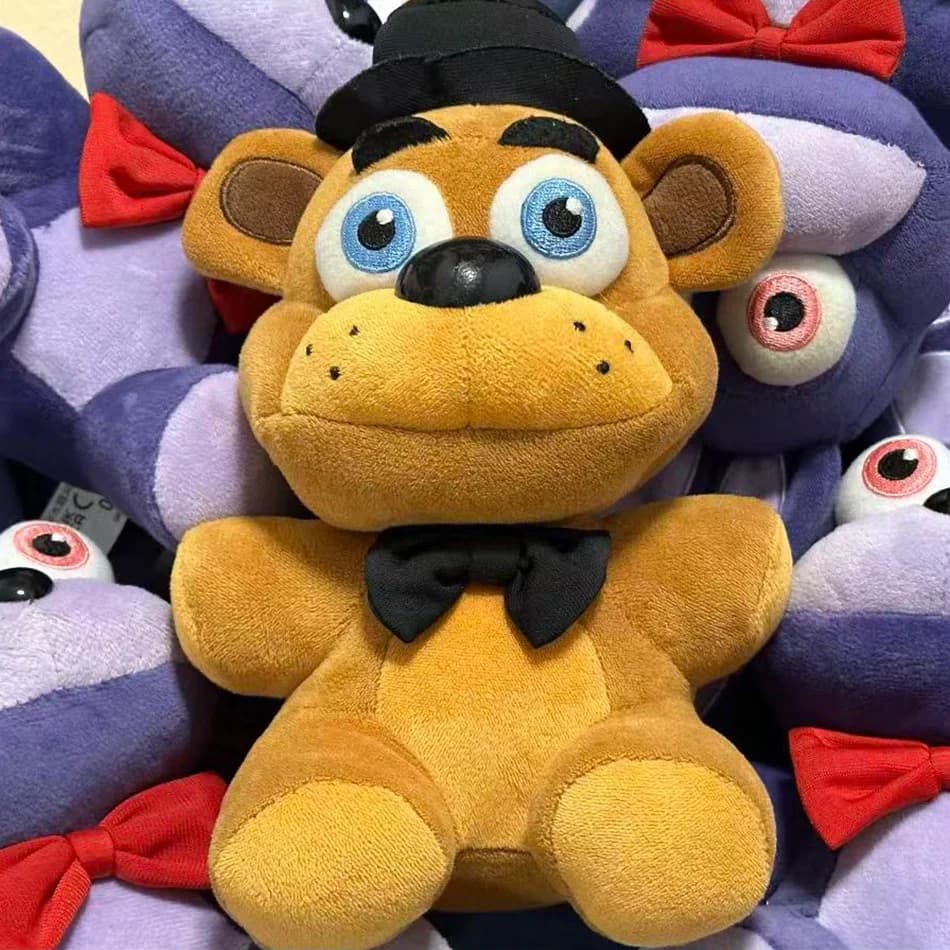 دمية فخمة FNAF Five Nights at Freddy's، Freddy Fazbear، Bonnie، Foxy، Sundrop، Moondrop، 18 سم، هدايا للأطفال - 5