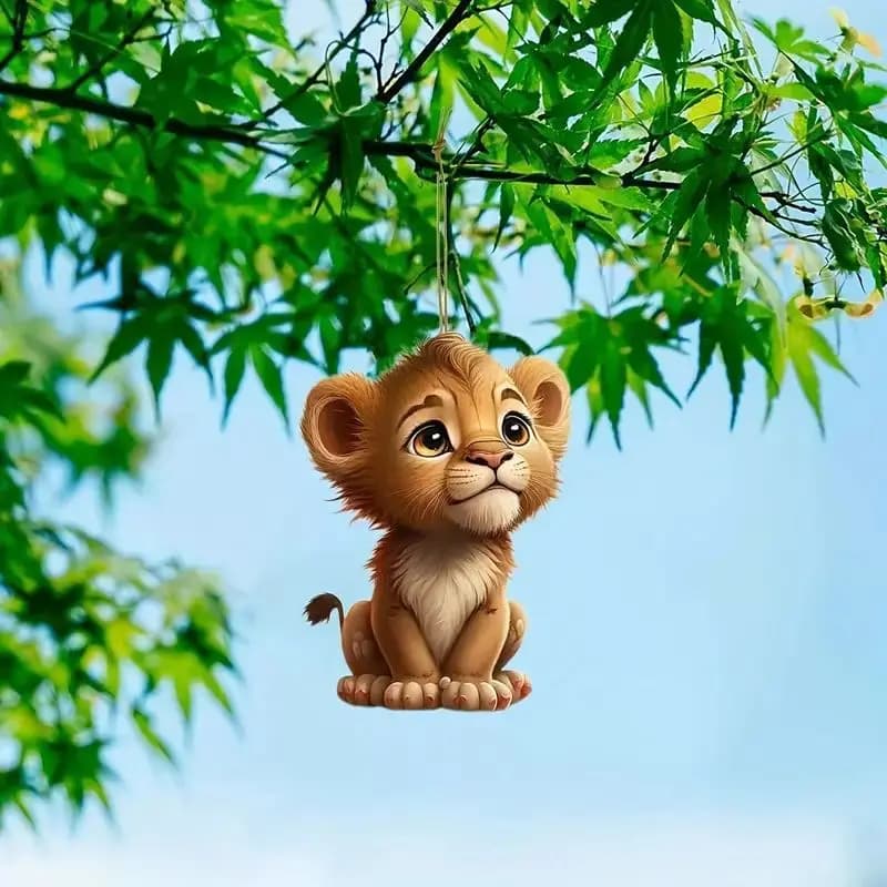 8 سم اكريليك مسطح، وجه قط، بندقية، سيارة، قلادة كلب، ركوب دراجة نارية، حقيبة ظهر، ديكور منزلي، ملاك، خنزير، حرف يدوية، 1 قطعة - 3